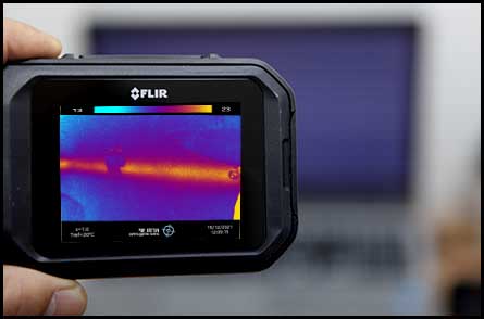 איתור-נזילות-מים איתור נזילות במצלמה תרמית - איציק דגן