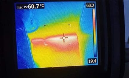 מצלמה טרמית לאיתור נזילות מים