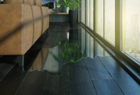 איתור נזילות מים בכפר סבא - שלולית מים בבית