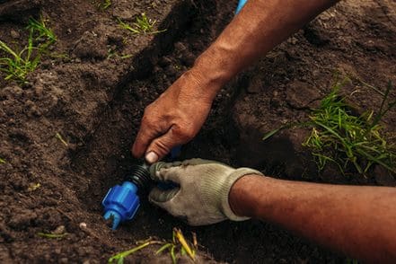 מאתר נזילות עם המלצות - איציק דגן - איתור נזילות - איתור ותיקון פיצוץ צנרת מערכת השקיה
