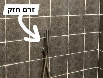 בעיות לחץ מים זרם חלש אינסטלטור להגברת לחץ מים