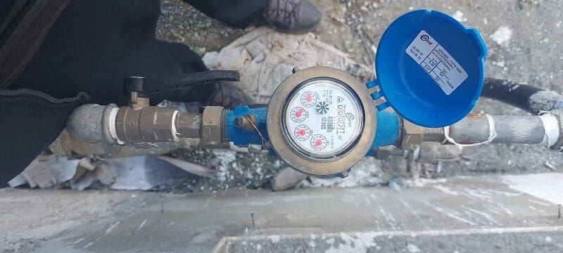 שעון מים ראשי של בית - הגברת לחץ מים בבית