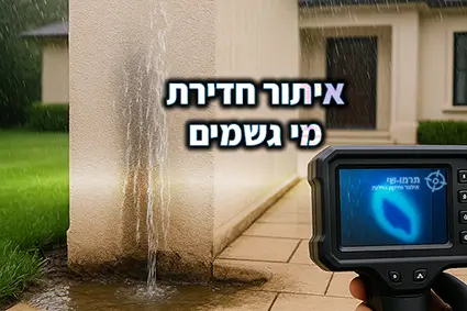 איתור חדירת מי גשמים עם טכנולוגיה תרמית